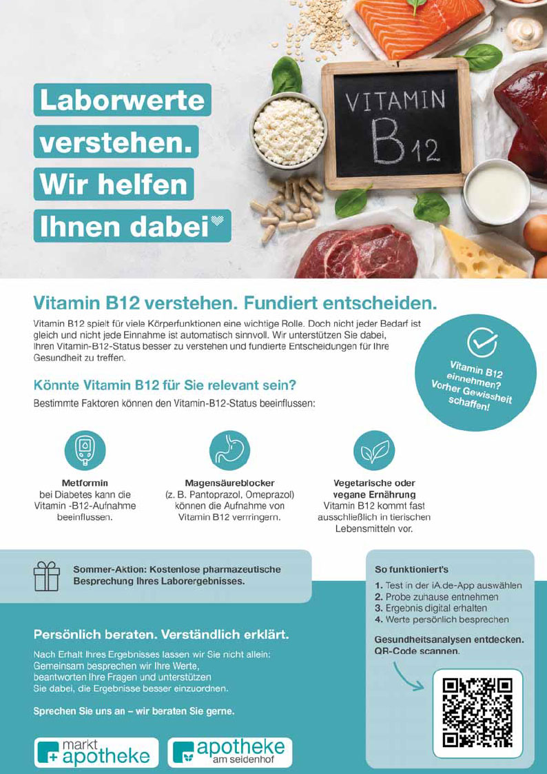 Flyer mit Juli-Angeboten